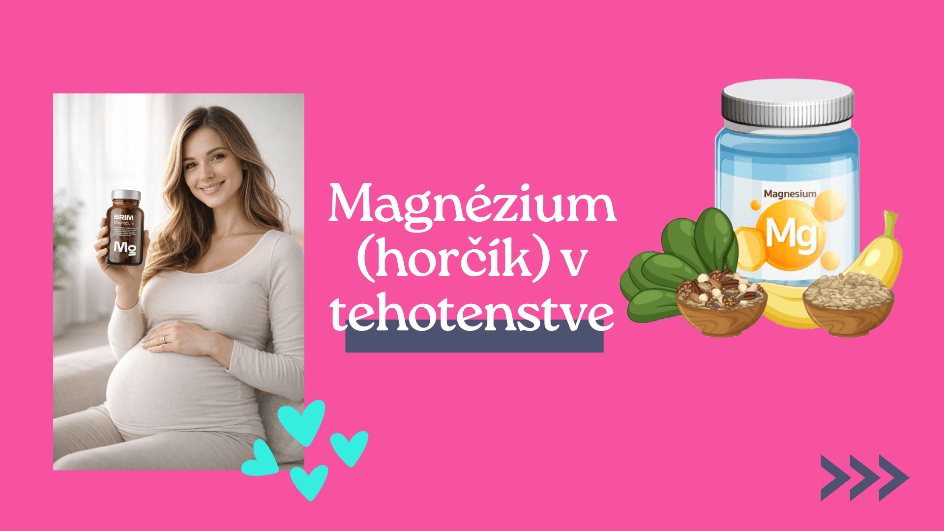 Magnézium (horčík) v tehotenstve – prečo je dôležitý a ako ho užívať